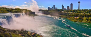 Niagara Falls a popular destination in upstate New York