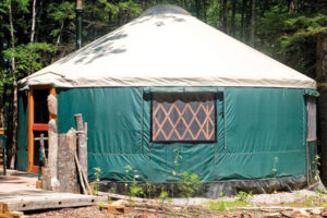 Forest yurt at Maine Forest Yurts