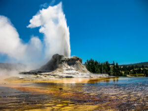 Castle Geyser at Yellowstone National Park