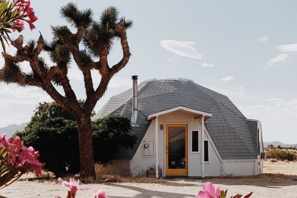 Dome in the Desert glamping experience at Joshua Tree