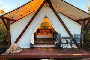 Ponderosa Ranch Resort deluxe glamping tent