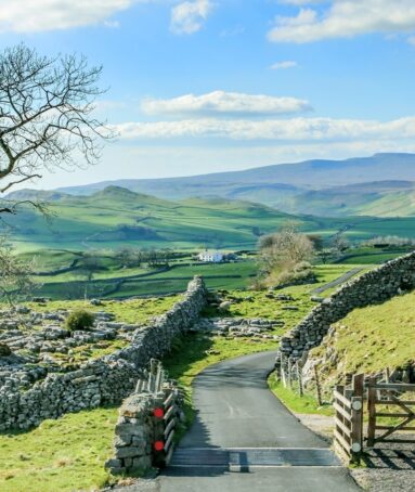 Yorkshire Dales are a popular destination for people on a glamping holiday