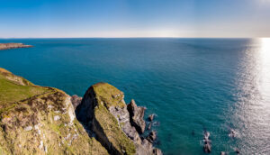 Cliffs near South Stack Lighthouse, Anglesey, Wales