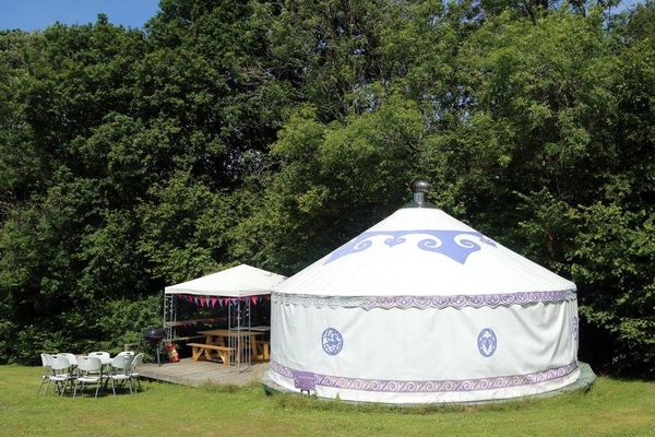 Woodside Spa and Glamping luxury yurt